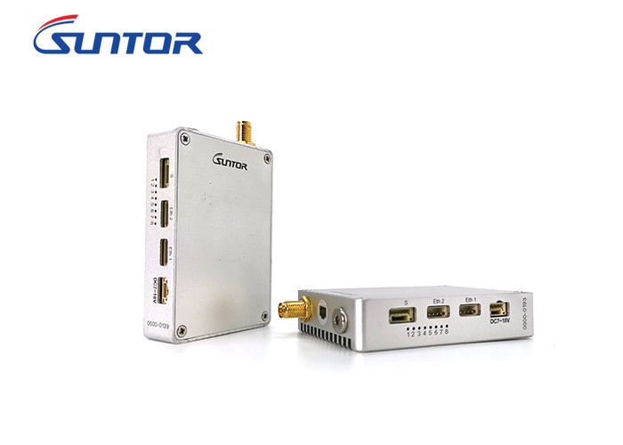 10KM Drone Transmitter And Receiver Link 2.4GHz Frequency With ETH / TTL