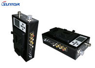 Professional Wireless COFDM Video Transmitter Large LCD Display , Manual AES Double Encryption