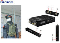 HD Video Surveillance COFDM Transmitter Easy Manpack 2*2 Mimo 40MHz IP MESH UGV System