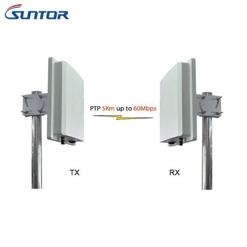 5.8GHz Outdoor Wireless Access Point Bridge , Long Range Wireless Bridge