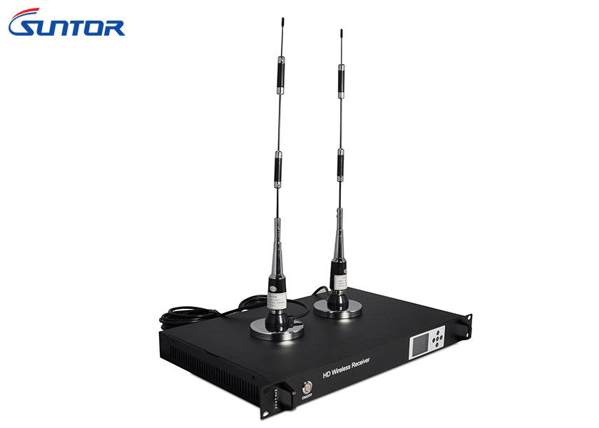 1U Regular Wireless HD COFDM Receiver With High Definition