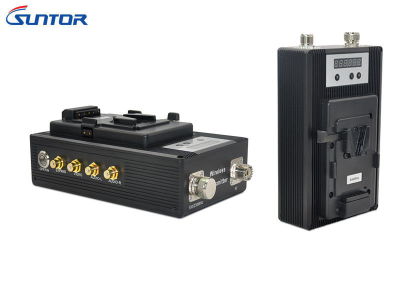 300-4400MHz Manpack Analog Video Transmitter , Analog Transmitter And Receiver