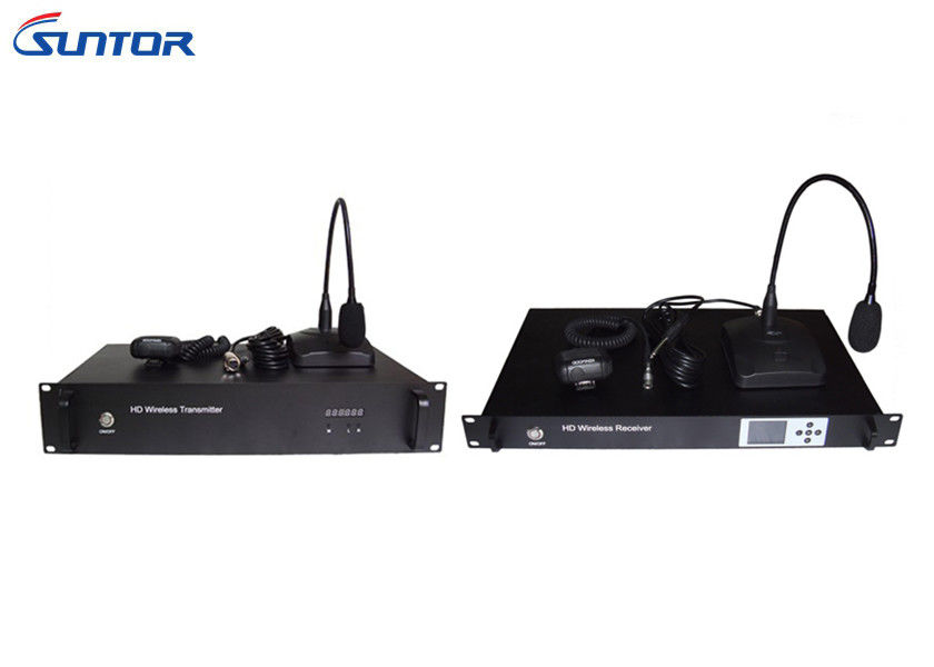Two Way Audio Intercom COFDM HD Transmitter High Definition Multimedia Interface Vehicle Mounted Transmission System