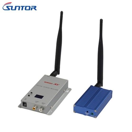 1.2GHz Lightweight Wireless Av Sender And Receiver 2000mW 1-3km 15CH DC12V