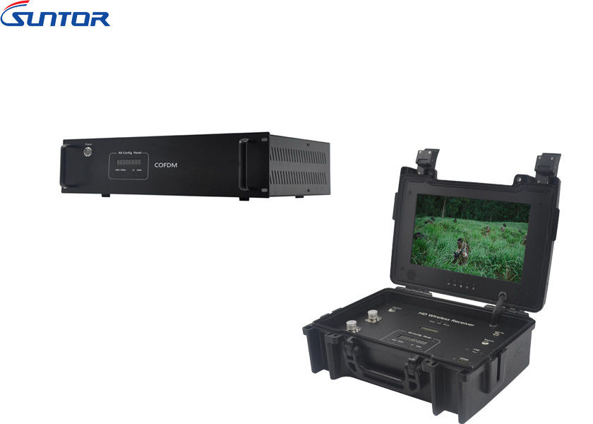 VSAT satellite Long range armoured vehicle video system for command center