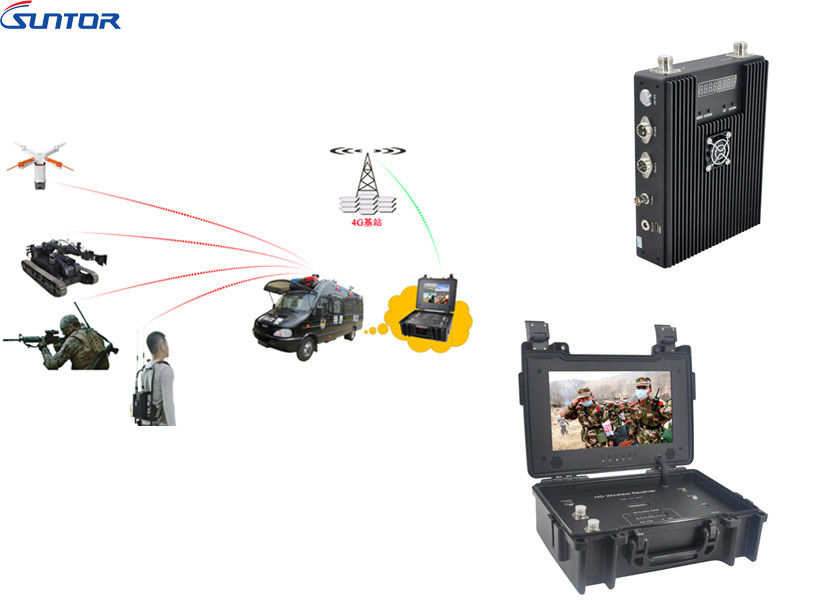 GSM Solider Individual Long Range Video Transmitter 2 Way Voice And HD Video Transmitting Links
