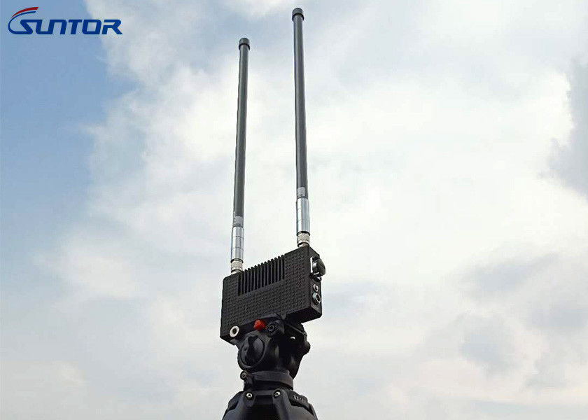 UHF Handheld Long Range Wireless Transmitter IP Mesh Networking System With GPS Function