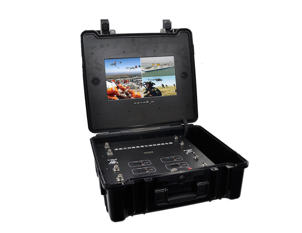 Buckle Plate COFDM HD Transmitter , Wireless Video Transmitter And