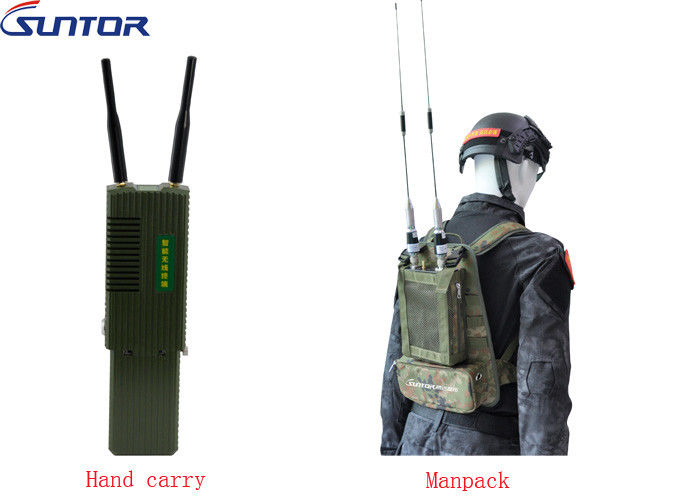 1 Watt Hand Carry Wireless Mesh Network Products IP Mesh Transmitter Harsh Area For Unmanned Vehicles