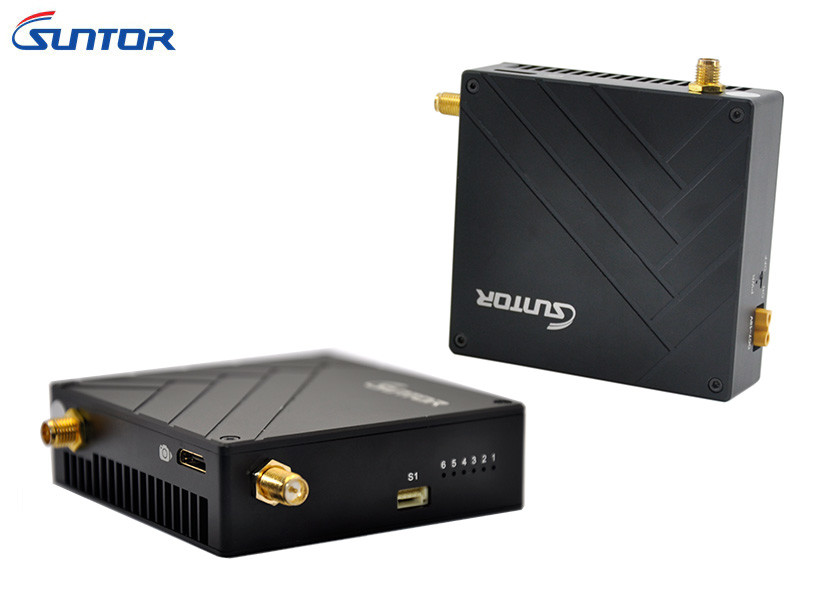 Compact long range 50km UAV video data transmission system up to 5 Mbps