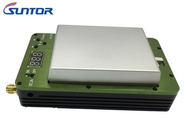 Green Mini COFDM Video Transmitter Low Delay 200mw For Hidden Investigation