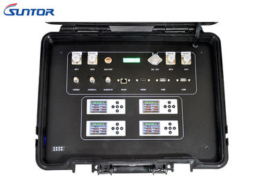 Portable COFDM Receiver 4 Channels Clear Video Output With Two - Way Voice Transmission