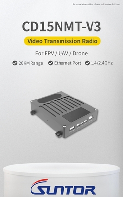 CD15NMT-V3 2.4GHz 15-20KM UAV Data Link VTX Lightweight For Drone