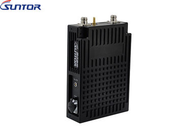 Long Range 2x2 MIMO Radio Wireless Audio Video Transmitter UHF Frequency For Unmanned Systems