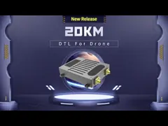 CD100NMT-V3 Long-Distance Wireless Data Transmission COFDM Transmitter with Dual Antenna MIMO Design